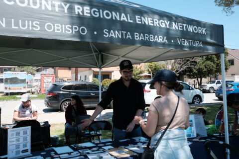 Sustainability Division staff at MERITO Foundation Ventura Earth Day event